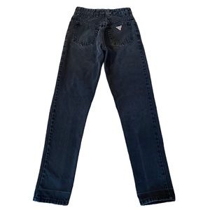 Vintage 80's Guess by Marciano Black Jeans